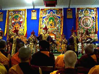 Dance to consecrate the initiation site