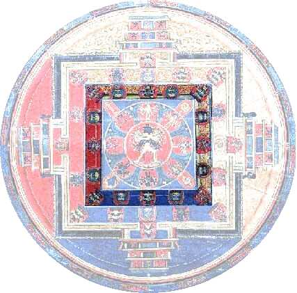 The Kalachakra Mind Mandala; from www.tibetart.com
