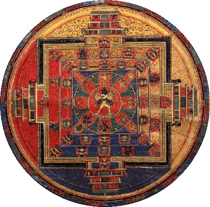 Thanka of Kalachakra MIND Mandala: from www.tibetart.com